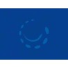 PLASTICA ADESIVA BLU LUCIDO (280-1687) - cm.45h. in rotoli da mt.15
