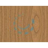PLASTICA ADESIVA QUERCIA CHIARO (280-2163) - cm.45h. in rotoli da mt.15