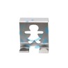 GANCIO PER ANTA/CASSETTO "BAMBINI" IN ACCIAIO INOX - cm.5x5 blister pz.2