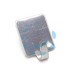 GANCI ADESIVI INOX - mm.25x33h. 