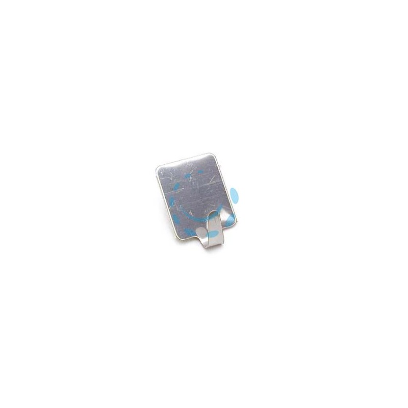 GANCI ADESIVI INOX - mm.25x33h. 