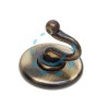 GANCI ADESIVI SMERALDO OTTONE SPAZZOLATO - ø mm.36 