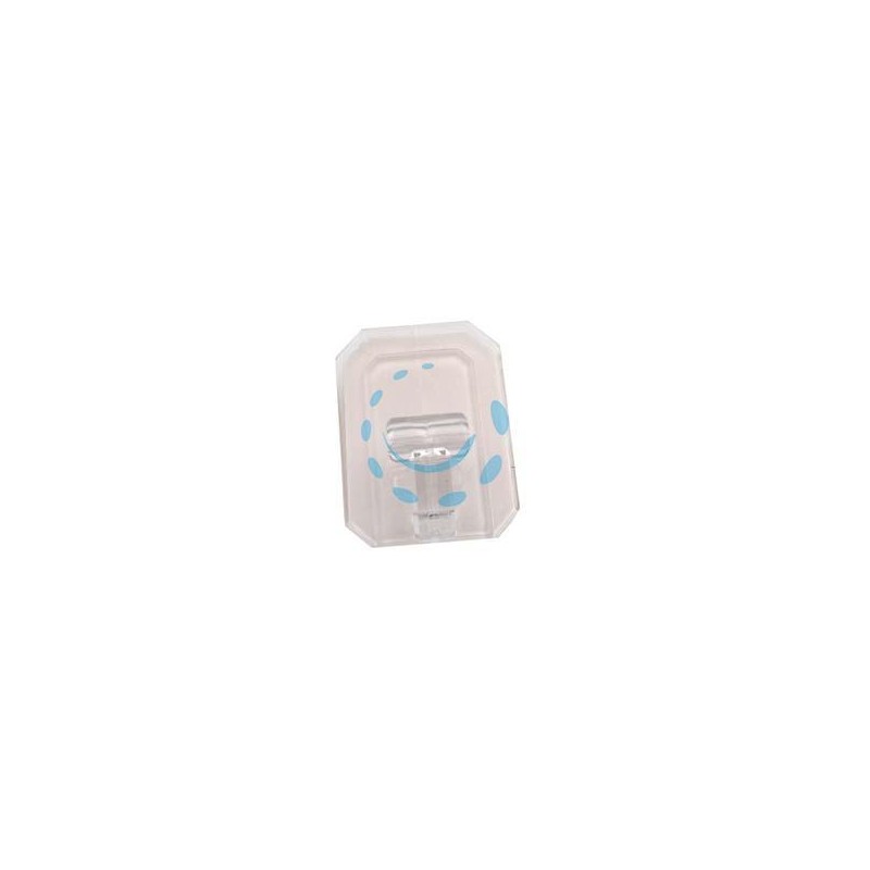 GANCI GIGANTI ADESIVI IN PLASTICA TRASPARENTI - mm.58x78h.