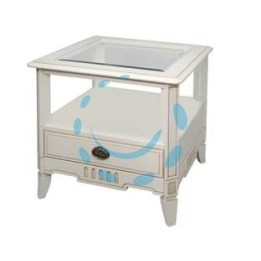 TAVOLINO BASSO QUADRATO SERIE PROVENZA - cm.60x60x60,5h.