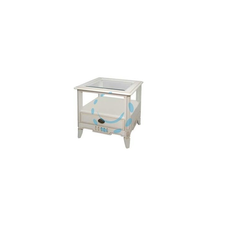 TAVOLINO BASSO QUADRATO SERIE PROVENZA - cm.60x60x60,5h.