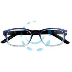 OCCHIALE LETTURA MONTATURA POLICARBONATO BLU SFUMATO B1 - diottrie +3,0 - 31Z-B1-BLU300