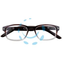 OCCHIALE LETTURA MONTATURA POLICARBONATO MARRONE SFUMATO B1 - diottrie +1,0 - 31Z-B1-BRO100