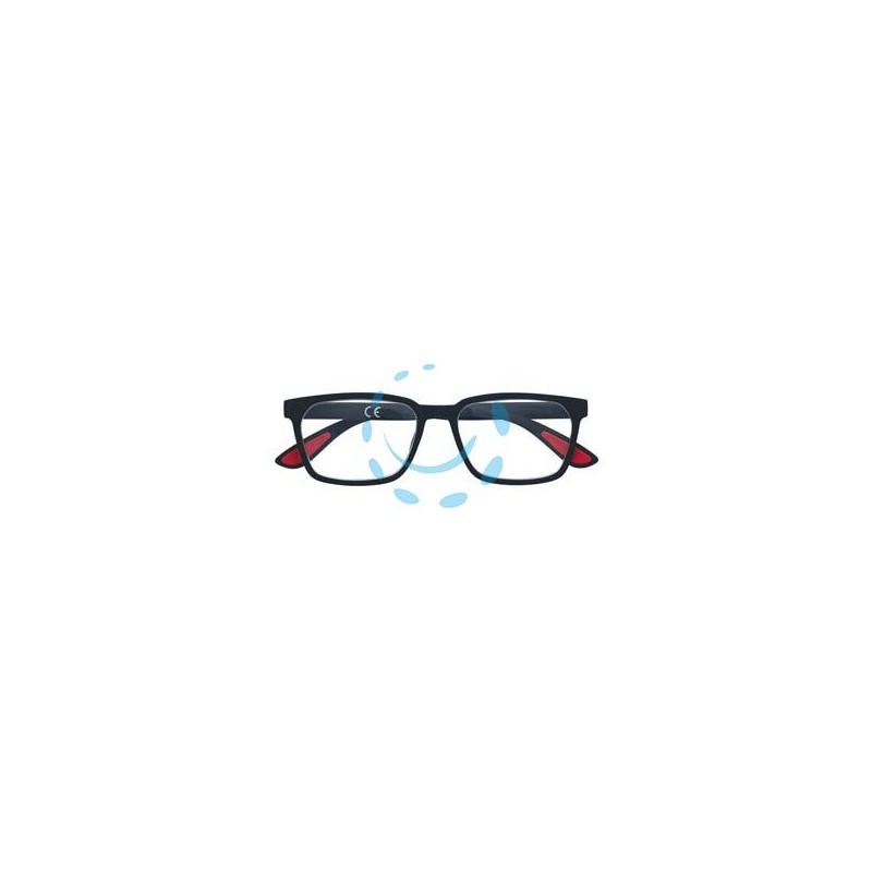 OCCHIALE LETTURA MONTATURA POLICARBONATO NERO SOFT TOUCH PR67 - diottrie +3,0 - 31Z-PR67-300
