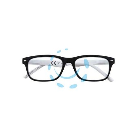 OCCHIALE LETTURA MONTATURA POLICARBONATO NERO/BIANCO B3 - diottrie +3,5 - 31Z-B3-WHI350
