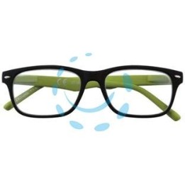 OCCHIALE LETTURA MONTATURA POLICARBONATO NERO/VERDE B3 - diottrie +2,5 - 31Z-B3-GRE250