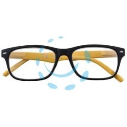 OCCHIALE LETTURA MONTATURA POLICARBONATO NERO/GIALLO B3 - diottrie +3,5 - 31Z-B3-YEL350