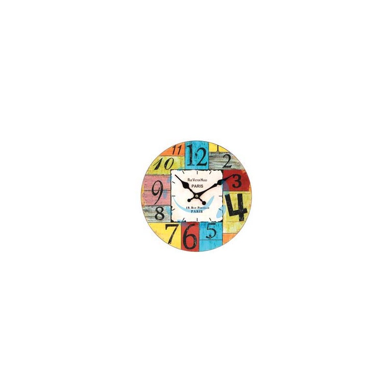 OROLOGIO MURO PARIS COLOR - ø cm.30