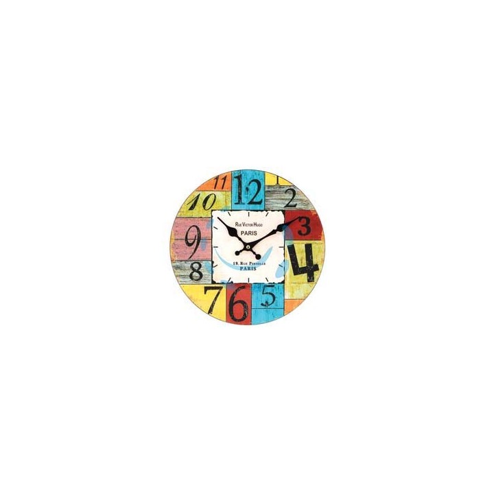 OROLOGIO MURO PARIS COLOR - ø cm.30
