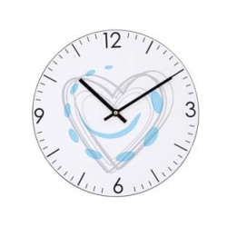 OROLOGIO MURO CUORE A MATITA - ø cm.30