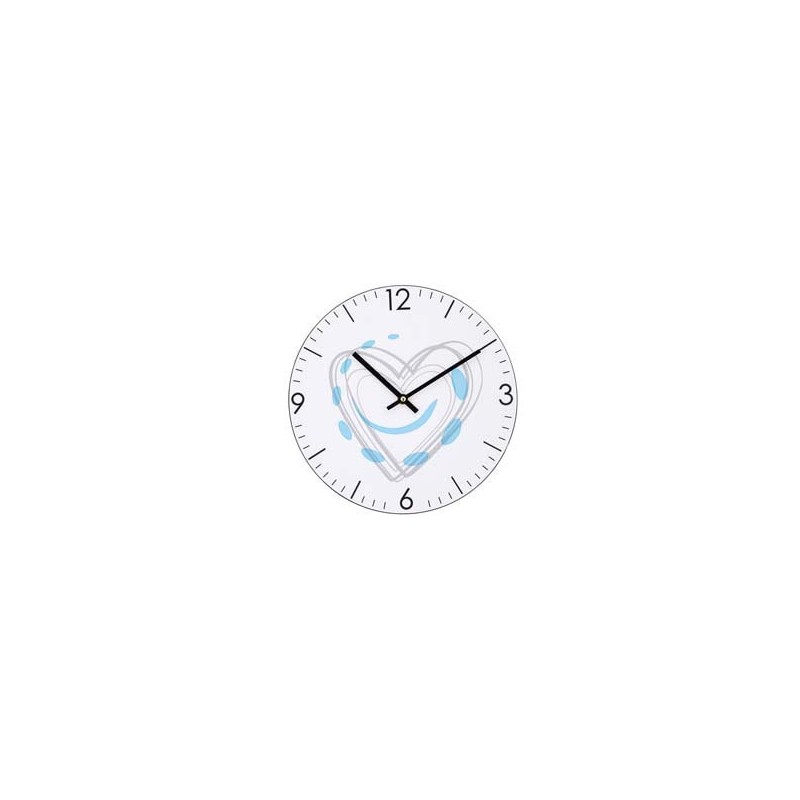 OROLOGIO MURO CUORE A MATITA - ø cm.30