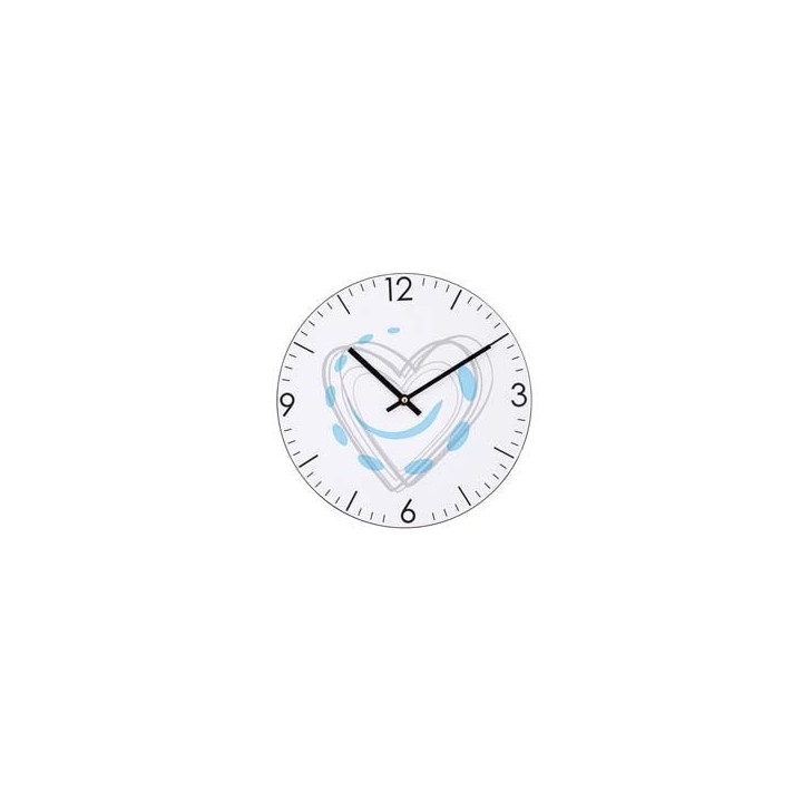 OROLOGIO MURO CUORE A MATITA - ø cm.30