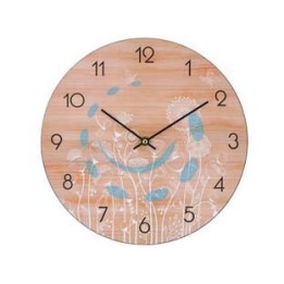 OROLOGIO MURO FIORI E LEGNO - ø cm.30