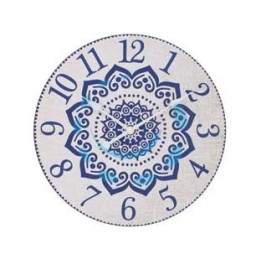 OROLOGIO MURO MANDALA BLU - ø cm.30