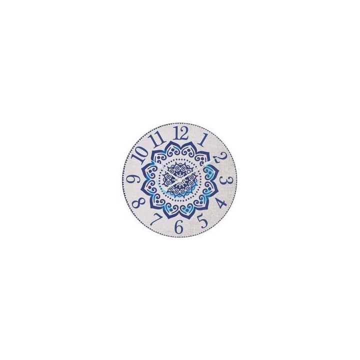 OROLOGIO MURO MANDALA BLU - ø cm.30
