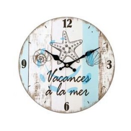 OROLOGIO MURO VACANCES A LA MER - ø cm.30