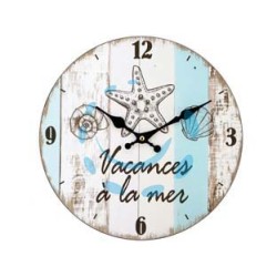 OROLOGIO MURO VACANCES A LA MER - ø cm.30
