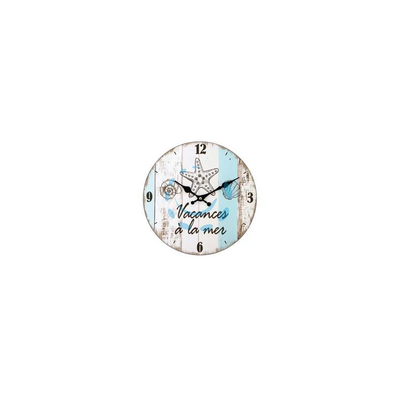 OROLOGIO MURO VACANCES A LA MER - ø cm.30
