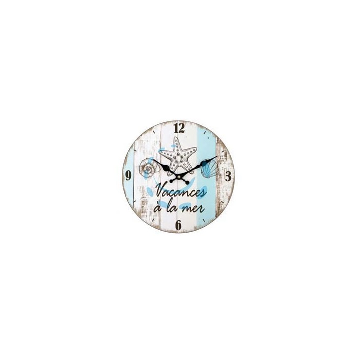 OROLOGIO MURO VACANCES A LA MER - ø cm.30
