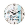 OROLOGIO MURO VACANCES A LA MER - ø cm.30