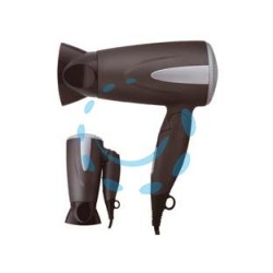 ASCIUGACAPELLI DA VIAGGIO PORTATILE 1300W 