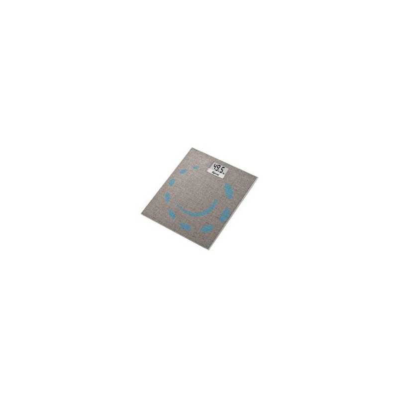 BILANCIA PESAPERSONE ELETTRONICA BP28 KG.150 VETRO TORTORA - vetro tortora effetto tessile