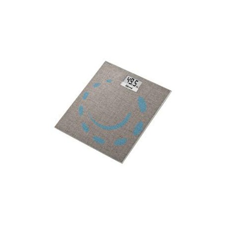 BILANCIA PESAPERSONE ELETTRONICA BP28 KG.150 VETRO TORTORA - vetro tortora effetto tessile