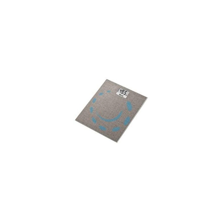 BILANCIA PESAPERSONE ELETTRONICA BP28 KG.150 VETRO TORTORA - vetro tortora effetto tessile