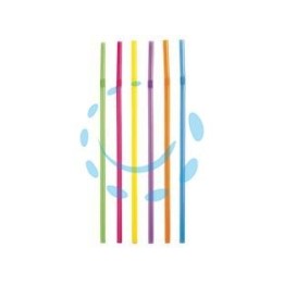 CANNUCCIA IN PLASTICA CON SNODO FLESSIBILE PER BEVANDA PZ.40 "MYDRINK" - cm.24