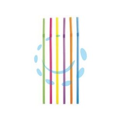CANNUCCIA IN PLASTICA CON SNODO FLESSIBILE PER BEVANDA PZ.40 "MYDRINK" - cm.24