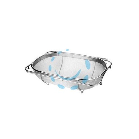 SCOLATUTTO ESTENSIBILE IN ACCIAIO INOX "CHEF" - cm.34/55x24x10h.