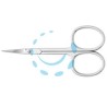 FORBICE MANICURE PUNTE CURVE LINEA SUPER 53 - cm.9 3.5" art.53-3.5 