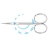 FORBICE MANICURE PUNTE CURVE LINEA SUPER 51 - cm.9 3.5" art.51-3.5