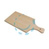 TAGLIERE IN FAGGIO PER SALAME - cm.38x18 