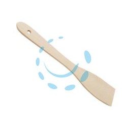 PALETTA IN LEGNO CON MANICO PIATTO CM.30 - cm.30