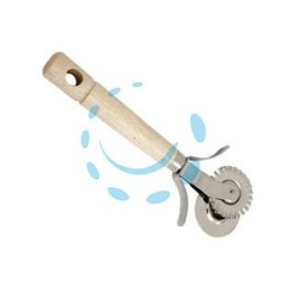 ROTELLA TAGLIA PASTA DOPPIO IN ACCIAIO INOX 