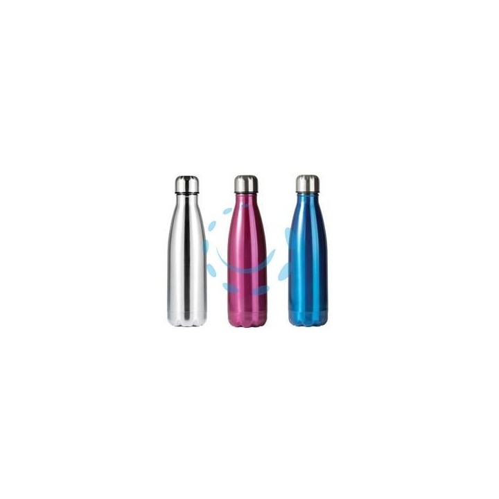 BOTTIGLIA TERMICA PER BEVANDE CALDE/FREDDE IN ACCIAIO INOX CL.50 - fucsia