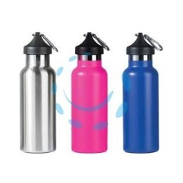 BORRACCIA TERMICA PER BEVANDE CALDE/FREDDE IN ACCIAIO INOX CL.50 - finitura acciaio