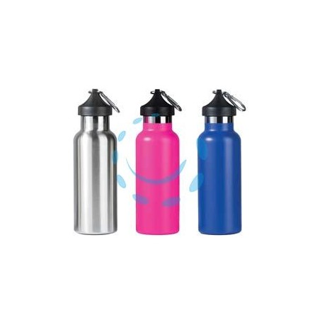 BORRACCIA TERMICA PER BEVANDE CALDE/FREDDE IN ACCIAIO INOX CL.50 - finitura acciaio