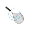 SCOLATUTTO IN ACCIAIO INOX 18/10 - cm 22x18