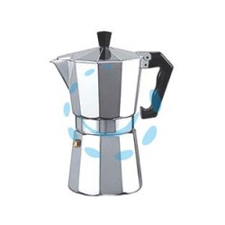 CAFFETTIERA VELVET - 9 tazze - adatta per induzione