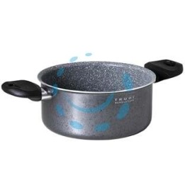 TRUDI REVOLUTION CASSERUOLA 2 MANICI - cm.24