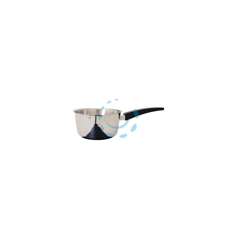 CASSERUOLA INOX CONICA MANICO IN BACHELITE - ø cm 12