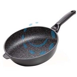 PADELLA ALTA LINEA GRANITO HARD STONE - cm.24