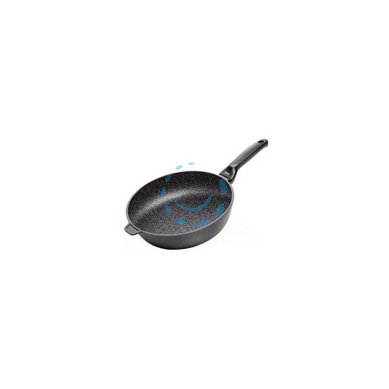 PADELLA ALTA LINEA GRANITO HARD STONE - cm.28