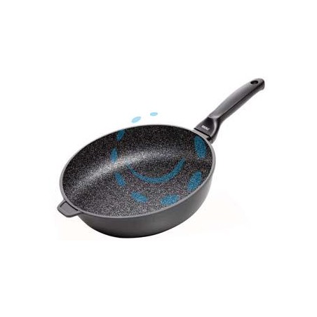 PADELLA ALTA LINEA GRANITO HARD STONE - cm.28